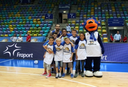 U12 Team bei den Fraport Skyliners im Mai 2015